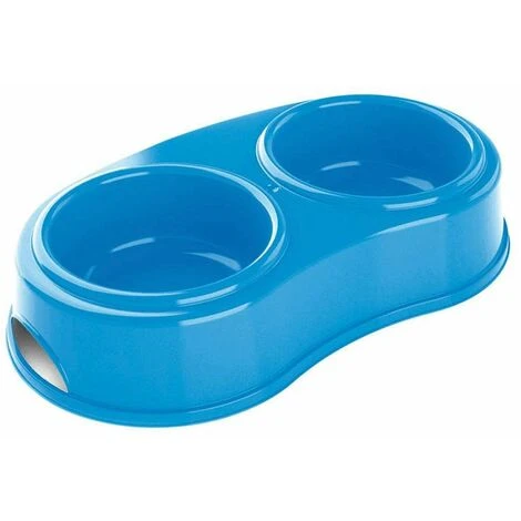 Record Ciotola Tonda Doppia In Plastica Con Gommini Antiscivolo Per Cani E Gatti 30x17x6 Cm 3 Record Ciotola Tonda Doppia In Plastica Con Gommini Antiscivolo Per Cani E Gatti 30x17x6 Cm