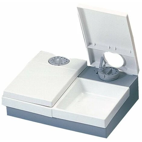 CAT MATE C20 Mangiatoia Automatica Per Gatti E Cani Piccoli Per 2 Pasti In 48h Con Mattonella Di Ghiaccio Per Mantenere Cibo Fresco 3 CAT MATE C20 Mangiatoia Automatica Per Gatti E Cani Piccoli Per 2 Pasti In 48h Con Mattonella Di Ghiaccio Per Mantenere Cibo Fresco