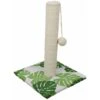 Croci Tiragraffi A Colonna Con Gioco Pendente Green Leafs Per Gatti -Cibi per gatti Italia 51833665 1