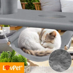 KESSER® Palo Tiragraffi, Albero Per Gatti, Torre Per Arrampicarsi Con Amaca, Tronchi In Sisal, Tana Extra Large, Scale, Grotta, Palline, Sisal E Corda Per Giocare, Altezza 143 Cm, Con Tante Opzioni Di -Cibi per gatti Italia 51985493 3