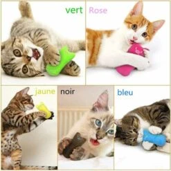 Giocattolo Per Gatti, Giocattoli Per Gatti Da Interno, Gatto In Peluche, Giocattoli Con Catnip-5PCS, Adatto Per Giocattoli Da Masticare Per Gatti Da Interni E Giocattoli Per La Pulizia Dei Denti Set D -Cibi per gatti Italia 52009829 5