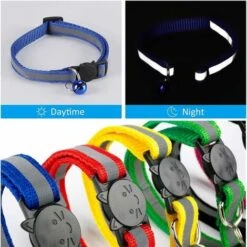 Collare Per Gatti LangRay, 6 Cuccioli Di Gattini Riflettenti Regolabili Anti Strangolamento Con Campanello E Fibbia Di Sicurezza, Per Cuccioli Di Gatto Di Taglia Piccola E Media 10 Collare Per Gatti LangRay, 6 Cuccioli Di Gattini Riflettenti Regolabili Anti Strangolamento Con Campanello E Fibbia Di Sicurezza, Per Cuccioli Di Gatto Di Taglia Piccola E Media -Cibi per gatti Italia 52015708 4