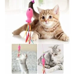 LangRay Gatto Pesce Animali Filo D'Acciaio Campana Perline Formazione Presa In Giro Giocattolo Interattivo Cacciatore Di Gatti Per Esercizio Gioco Divertente 7 LangRay Gatto Pesce Animali Filo D'Acciaio Campana Perline Formazione Presa In Giro Giocattolo Interattivo Cacciatore Di Gatti Per Esercizio Gioco Divertente -Cibi per gatti Italia 52015724 3