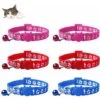 LangRay 6X Collare Per Cuccioli Di Gattini Regolabile Riflettente Anti Strangolamento Con Campanello E Fibbia Di Sicurezza, Simpatica Fornitura Di Animali Multicolori (A6) -Cibi per gatti Italia 52015753 1