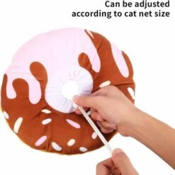 LangRay Collare Di Recupero Per Gatti Comodo Collare Di Recupero Collare Protettivo Collare Per Cani Per Gatti Carini (S, Rosa Y Chocolate) -Cibi per gatti Italia 52016167 3