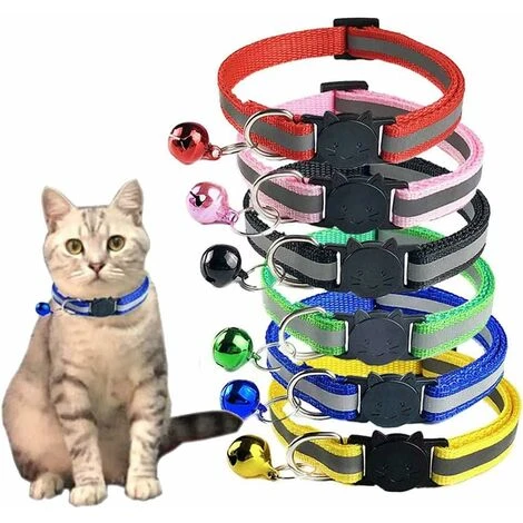 LangRay, Confezione Da 3 Collari Regolabili Per Gatti Con Fibbia Di Sicurezza A Sgancio Rapido Con Campanello (rosa, Verde E Giallo) 7 LangRay, Confezione Da 3 Collari Regolabili Per Gatti Con Fibbia Di Sicurezza A Sgancio Rapido Con Campanello (rosa, Verde E Giallo) - immagine 5