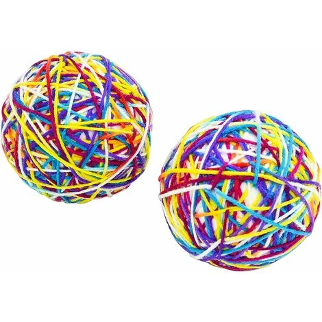 Giocattoli Per Gatti Palla, Gioco Gatto Palla Di Lana Colorate Giochi Interattivi Per Gatti, Giochi Per Gatti Palline Con Campana, 2 Pezzi 3 Giocattoli Per Gatti Palla, Gioco Gatto Palla Di Lana Colorate Giochi Interattivi Per Gatti, Giochi Per Gatti Palline Con Campana, 2 Pezzi