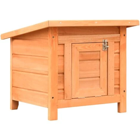 Cuccia Per Gatti In Legno Di Pino E Abete 50x46x43,5 Cm 7 Cuccia Per Gatti In Legno Di Pino E Abete 50x46x43,5 Cm - immagine 5