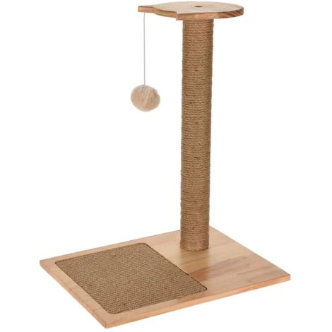 Albero Tiragraffi Su Supporto Con Pallina 40x30x50 Cm Pets Collection 4 Albero Tiragraffi Su Supporto Con Pallina 40x30x50 Cm Pets Collection - immagine 2