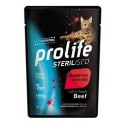 Prolife Gatto Grain Free Sensitive Manzo 85gr