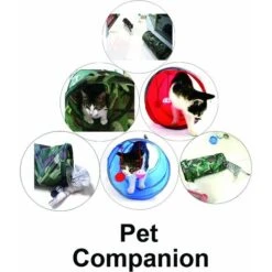 SOEKAVIA Tunnel Per Gatti, Pieghevole, Leggero, A 5 Vie, Con Pompon E Campanelle, Giocattolo Interattivo Per Gattini, Coniglietti, Cuccioli, Furetti, Porcellini D'India, Verde Fluorescente 11 SOEKAVIA Tunnel Per Gatti, Pieghevole, Leggero, A 5 Vie, Con Pompon E Campanelle, Giocattolo Interattivo Per Gattini, Coniglietti, Cuccioli, Furetti, Porcellini D'India, Verde Fluorescente -Cibi per gatti Italia 55441310 5