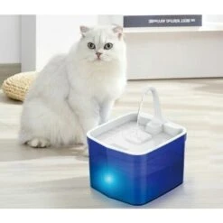 Rex Fontana Drink Cat Abbeveratoio Fontanella Per Gatto Con Pompa Filtro E Luce