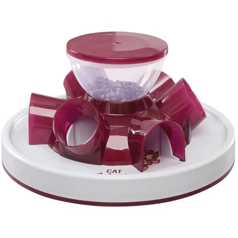 Attività Per Gatti Tunnel Feeder Gioco Di Strategia Rosso TRIXIE 5 Attività Per Gatti Tunnel Feeder Gioco Di Strategia Rosso TRIXIE - immagine 3