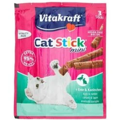 CAT-STICK MINI ANATRA E CONIGLIO 3 PZ 18 GR