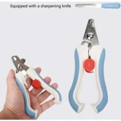 HIASDFLS Pet Claw Care Nail Clipper Beauty Tool Puppy Cat Parrot (S, Blu) 11 HIASDFLS Pet Claw Care Nail Clipper Beauty Tool Puppy Cat Parrot (S, Blu) -Cibi per gatti Italia 59009621 5