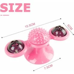 Mulino A Vento, Giradischi, Giocattolo Per Gatti, Ventosa, Giocattolo Interattivo Rotante, Spazzola Per Peli Di Gatto, Giradischi, Massaggi, Graffi, Solletico. -Cibi per gatti Italia 63846067 2