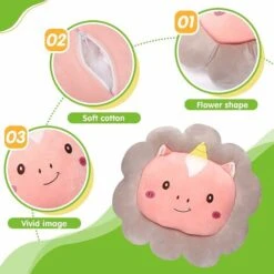 Peluche Unicorno Rosa Cuscino Peluche Morbido Abbracciare Cuscino Cuscino Divano Cuscino Schienale Abbraccio Giocattoli Di Peluche Regali Per Bambini Ragazze Regali Di Compleanno -Cibi per gatti Italia 63848392 2