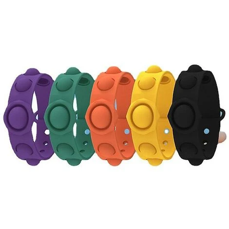 Kueatily Antistress Giocattoli Decompressione Flap Portachiavi Press Finger Wristband 4 Kueatily Antistress Giocattoli Decompressione Flap Portachiavi Press Finger Wristband - immagine 2