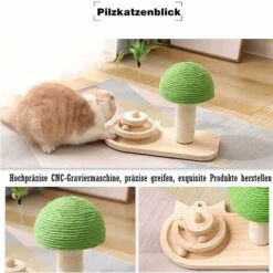 Kueatily Giocattolo Per Gatti A Tre Strati, Giocattolo Per Gatti Con Giradischi A Tre Strati, Giocattolo Interattivo Per Gatti, Tiragraffi A Fungo, Giocattolo Didattico Per Gatti 10 Kueatily Giocattolo Per Gatti A Tre Strati, Giocattolo Per Gatti Con Giradischi A Tre Strati, Giocattolo Interattivo Per Gatti, Tiragraffi A Fungo, Giocattolo Didattico Per Gatti -Cibi per gatti Italia 64676904 4