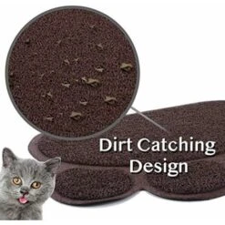 PVC Tappetino Lettiera Gatto - Tappetino Lettiera Tappetino Per Ciotola Tovaglietta A Forma Di Zampa Per Cani E Gatti, Grigio, 30 × 40cm 10 PVC Tappetino Lettiera Gatto - Tappetino Lettiera Tappetino Per Ciotola Tovaglietta A Forma Di Zampa Per Cani E Gatti, Grigio, 30 × 40cm -Cibi per gatti Italia 65749236 4
