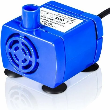 Pompa Per Fontana Per Gatti, Pompa Dell'acqua Automatica Silenziosa, Pompa Dell'acqua Sommergibile (capacità Di 1,6 Litri, Cavo Da 1,8 M Incluso, Compatibile Con Pompa Dell'acqua Elettrica Da 12 V, Bl 4 Pompa Per Fontana Per Gatti, Pompa Dell'acqua Automatica Silenziosa, Pompa Dell'acqua Sommergibile (capacità Di 1,6 Litri, Cavo Da 1,8 M Incluso, Compatibile Con Pompa Dell'acqua Elettrica Da 12 V, Bl - immagine 2