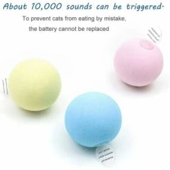 LTS FAFA Palline Catnip Per Gatti, 3 Pezzi Giocattoli Interattivi Per Gatti Con Smart Trigger, Giocattolo Per Palline Di Gatto, Palla Cigolante, Chiamate Di Animali Reali, Regali Per Gatti/Cani 10 LTS FAFA Palline Catnip Per Gatti, 3 Pezzi Giocattoli Interattivi Per Gatti Con Smart Trigger, Giocattolo Per Palline Di Gatto, Palla Cigolante, Chiamate Di Animali Reali, Regali Per Gatti/Cani -Cibi per gatti Italia 67410033 4