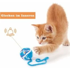 LTS FAFA Palla Giocattolo Per Gatti 8 Pezzi Palla Di Lana Giocattolo Per Gatti Palline Di Filato Di Lana Colorate Con Corda Per Giocattolo Per Gatti Domestici -Cibi per gatti Italia 67411368 3