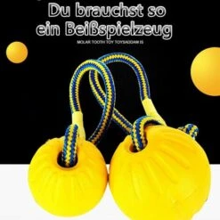 LTS FAFA Palla Da Lancio In Gomma Naturale Con Corda Per Cani Di Piccola Taglia E Cuccioli Diametro 9 Cm -Cibi per gatti Italia 67412225 4