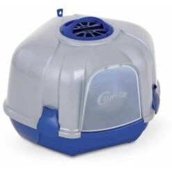 Toilette Chiusa Angolare Per Gatti Corner Col. Assortiti Cm. 52X60X45 H