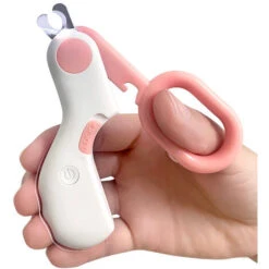Strumento Per La Pulizia Degli Animali Pet Nail Clipper LED Light Blood Line Rosa -Cibi per gatti Italia 69209786 5