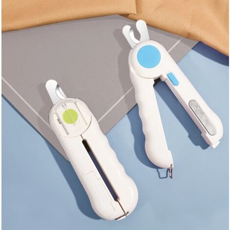 GroupM Pet Grooming Tool LED Pet Nail Clipper Set Senza Luce LED Verde 5 GroupM Pet Grooming Tool LED Pet Nail Clipper Set Senza Luce LED Verde - immagine 3