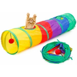 Abbeveratoio Per Gatti Pieghevole GroupM, Impuntura Arrotolata Color Drago, Mangiatoia Per Gatti Pieghevole A Due Fusti Colore