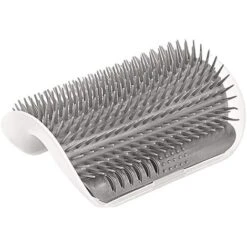4 Pezzi Spazzola Angolare Per Toelettatura Per Gatti, Spazzola Da Parete Per Gatti, Pettine Per Massaggio Angolare Gatto, Strumento Per Automassaggio Per Gatti, Per Gatti A Pelo Lungo E Corto (Grigio) -Cibi per gatti Italia 69716977 5