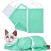 Borsa Da Bagno Per Gatti, Borsa Di Contenimento Per Gatti, Borsa Per Toelettatura Per Gatti, Borsa Per La Pulizia Dei Gatti, 1 Pezzo, Orecchie Pulite, Anti-morso, Antigraffio, Per Il Bagno/rifilatura