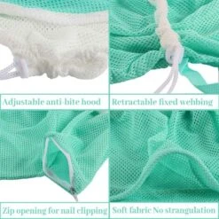 Borsa Da Bagno Per Gatti, Borsa Di Contenimento Per Gatti, Borsa Per Toelettatura Per Gatti, Borsa Per La Pulizia Dei Gatti, 1 Pezzo, Orecchie Pulite, Anti-morso, Antigraffio, Per Il Bagno/rifilatura -Cibi per gatti Italia 69717517 4