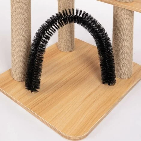 Tiragraffi Albero 1 Cuccia Coperta Casa Rifugio Graffiatoio Pallina Gatti Felini 4 Tiragraffi Albero 1 Cuccia Coperta Casa Rifugio Graffiatoio Pallina Gatti Felini - immagine 3