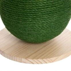 Tiragraffi Graffiatoio Forma Palla Sfera Per Gatti Animali Felini Verde Fiore -Cibi per gatti Italia 70530347 4