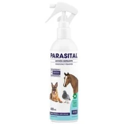 Lozione Repellente Antiparassita Parassita Per Cani, Animali Domestici Ed Equidos. Barca Da 400 Ml