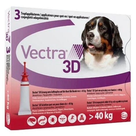 CEVA Antiparasitic Pipettes 3D Giant Dogs +40 Kg, 3 Pipette 4 CEVA Antiparasitic Pipettes 3D Giant Dogs +40 Kg, 3 Pipette - immagine 2