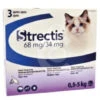 CEVA Antiparasitic Pipettes Strectis Cat 0-5 Kg, Fipronilo 68 Mg/ (S) Metaprene 34 Mg, Box 3 Pipettes 2 CEVA Antiparasitic Pipettes Strectis Cat 0-5 Kg, Fipronilo 68 Mg/ (S) Metaprene 34 Mg, Box 3 Pipettes -Cibi per gatti Italia 70555211 1