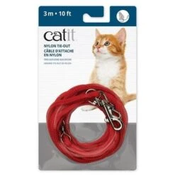 Catit Correa Extra Larga, Roja, 3m