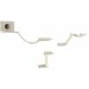 Kerbl Maxi-Pet 81635 - Parete Da Arrampicata Per Gatti Mount Everest, 9 Pezzi, Colore: Beige -Cibi per gatti Italia 70821711 1