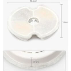 Filtri Per Fontane Per Gatti Da 4 Pezzi, Filtri Di Ricambio Adatti Per Fontane Per Cani Da 2 Litri 11 Filtri Per Fontane Per Gatti Da 4 Pezzi, Filtri Di Ricambio Adatti Per Fontane Per Cani Da 2 Litri -Cibi per gatti Italia 70835940 5