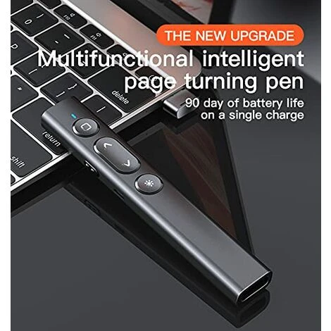 Puntatore Laser Puntatore Wireless Presentazione Clicker Telecomando Con Laser Ricarica USB Laser Multifunzione Powerpoint Puntatore Laser Potente 4 Puntatore Laser Puntatore Wireless Presentazione Clicker Telecomando Con Laser Ricarica USB Laser Multifunzione Powerpoint Puntatore Laser Potente - immagine 2