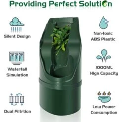 Rettile Camaleonte Fontana Abbeveratoio Per Anfibi Insetti, Lucertole, Tartarughe, Serpenti, Ragni -Cibi per gatti Italia 71080767 3