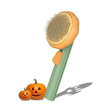 Spazzola Autopulente Per Affettare La Zucca Per Animali Domestici, Pettine Per Massaggi Per Gatti Con Pulsante E Setole Morbide E Indolori 3 Spazzola Autopulente Per Affettare La Zucca Per Animali Domestici, Pettine Per Massaggi Per Gatti Con Pulsante E Setole Morbide E Indolori