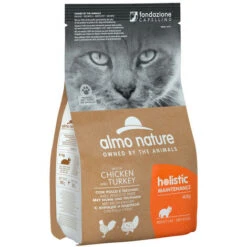 Almo Nature Holistic Per Gatto Adulto Da 400 Gr  Pollo E Tacchino