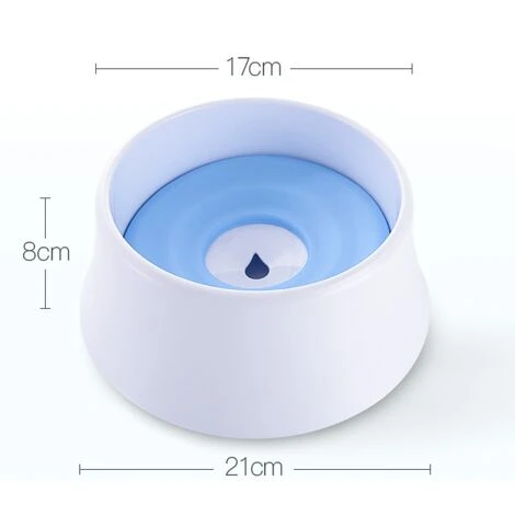 Abbeveratoio Automatico Per Cani, Bocca Non Bagnata, Bacinella Per L'acqua Per Gatti, Bacinella Per Cani, Forniture Per Ciotole Per Gatti Antiscivolo Antiscivolo (blu) 4 Abbeveratoio Automatico Per Cani, Bocca Non Bagnata, Bacinella Per L'acqua Per Gatti, Bacinella Per Cani, Forniture Per Ciotole Per Gatti Antiscivolo Antiscivolo (blu) - immagine 2