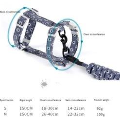 Corda Di Trazione Per Animali Domestici, Imbracatura Toracica A Forma Di I, Corda Di Trazione Regolabile Per Prevenire L'allentamento (polvere S 1.5 Kg-3 Kg) 11 Corda Di Trazione Per Animali Domestici, Imbracatura Toracica A Forma Di I, Corda Di Trazione Regolabile Per Prevenire L'allentamento (polvere S 1.5 Kg-3 Kg) -Cibi per gatti Italia 71275952 5
