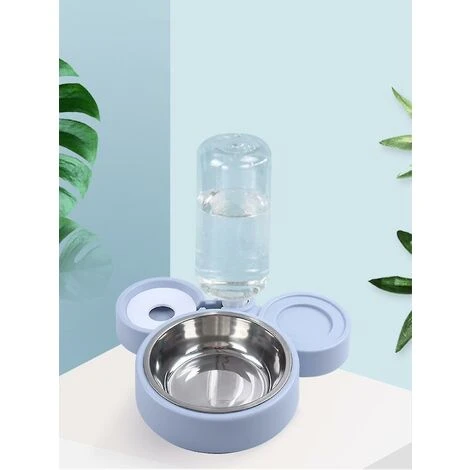Ciotola Per Gatti Per Animali Domestici Ciotola Per Alimenti Per Gatti Con Alimentatore Automatico Con Fontana Doppia 4 Ciotola Per Gatti Per Animali Domestici Ciotola Per Alimenti Per Gatti Con Alimentatore Automatico Con Fontana Doppia - immagine 2